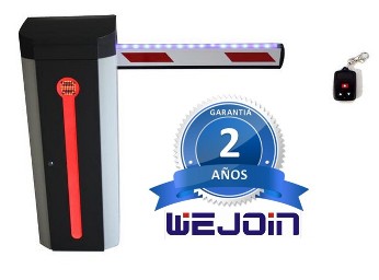 barrera wejoin 
            con leds brazo de 3 mts